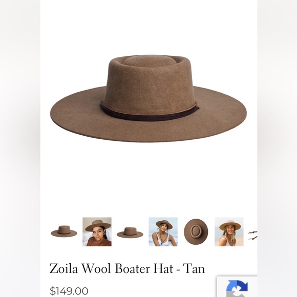 Made By Minga Wool Boater Hat - Picture 3 of 4